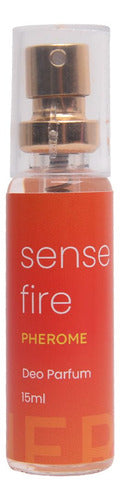 Perfume Feminino Com Ferômonio Sense Fire 15ml