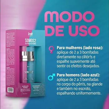 Gel Excitante Feminino E Gel Prolongador Masculino Somos 2