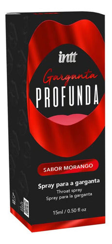 Spray Garganta Profunda Anestésico Morango 15ml