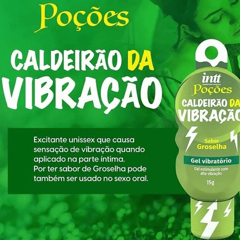 Gel Vibratório Estimulante Poção Caldeirão da Vibração 15g