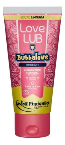 Gel Lubrificante Íntimo Love Lub Bubbalove Tutti-fruit 60g