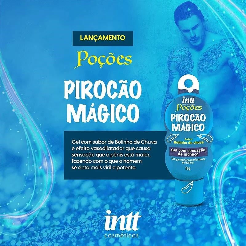 Gel Vasodilatador Sensação de Inchaço Poção Pirocão Mágico 15g