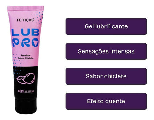 Gel Lubrificante Íntimo Lubpro Chiclete 60ml