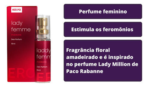 Perfume Feminino Lady Femme Pheromones Ero 15ml