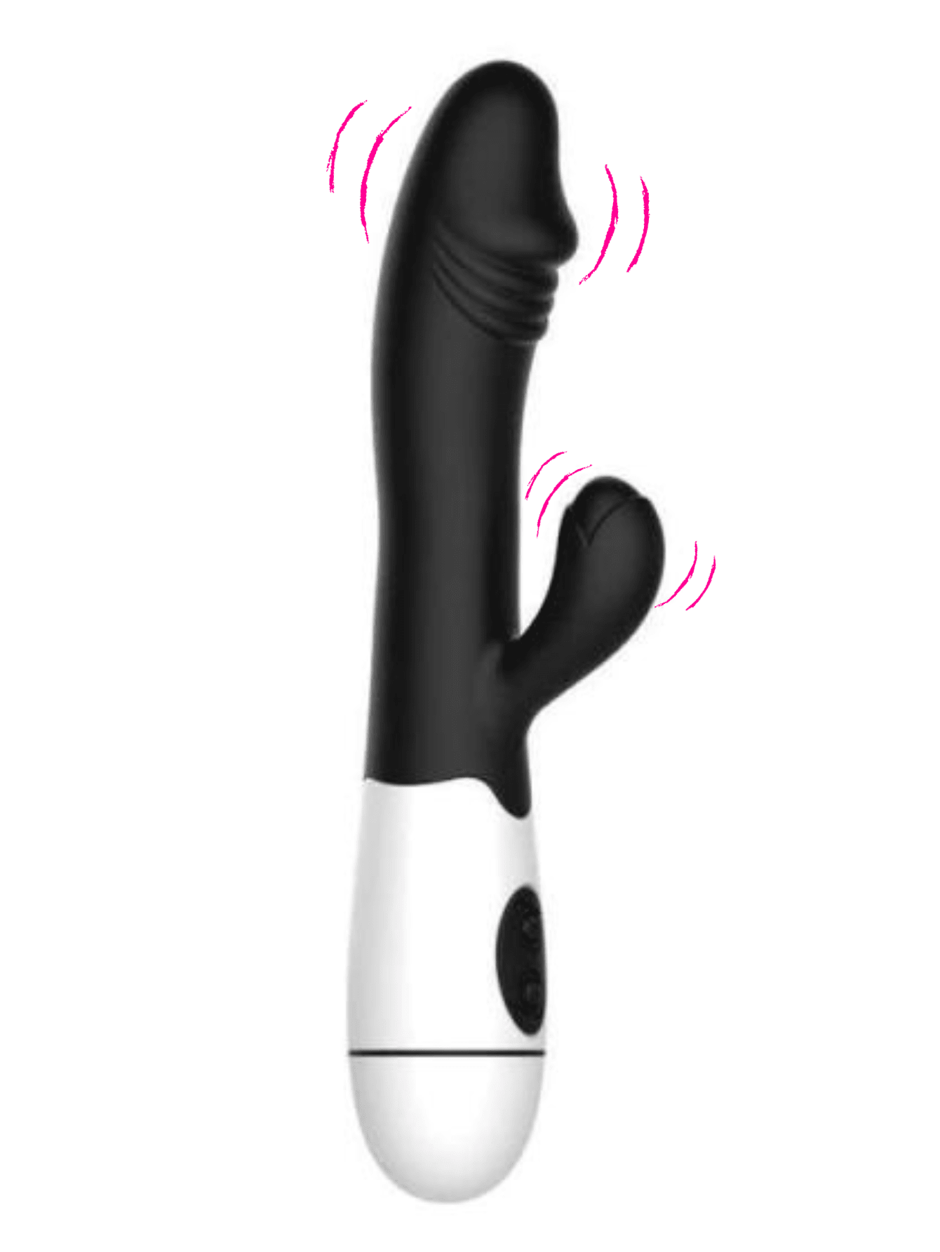 Vibrador Feminino Estimulador de Clítoris 30 Modos Preto 20x4cm