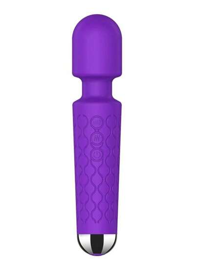 Vibrador Varinha Mágica Feminino com 20 Modos Roxo