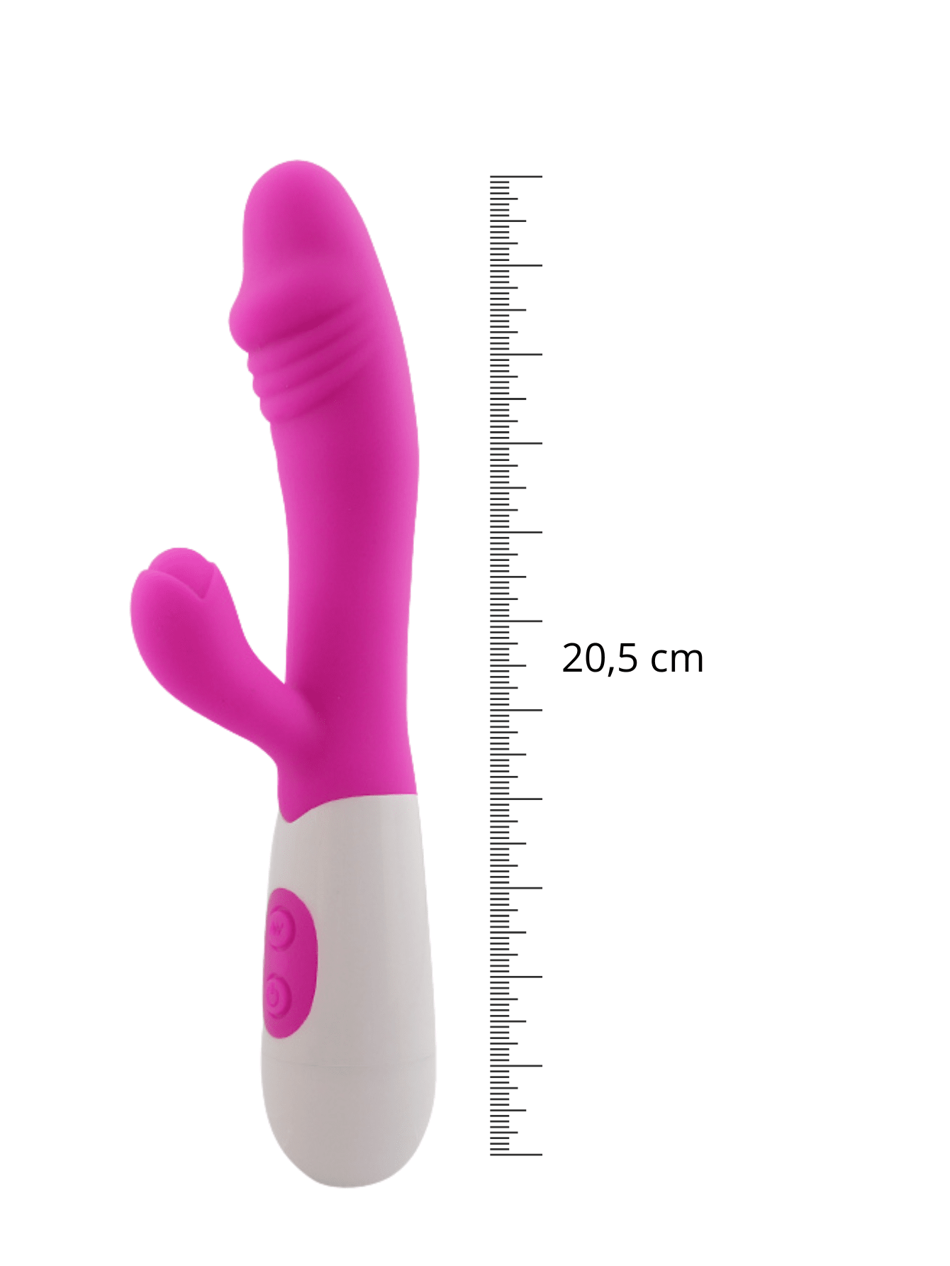 Vibrador Feminino Estimulador de Clítoris 30 Modos Pink 20x4cm