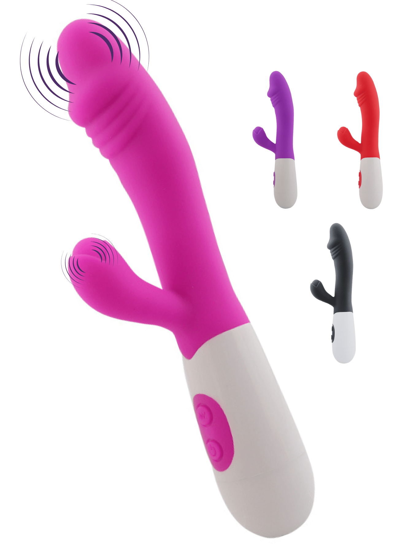 Vibrador Feminino Estimulador de Clítoris 30 Modos Pink 20x4cm