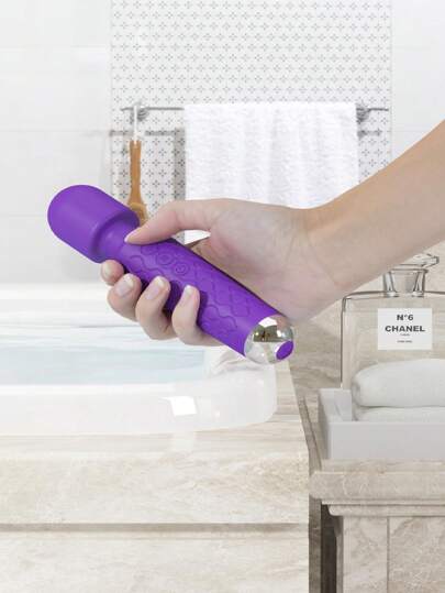 Vibrador Varinha Mágica Feminino com 20 Modos Roxo