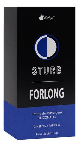 Gel Lubrificante Para Massagem Siliconado Sturb Forlong 30g