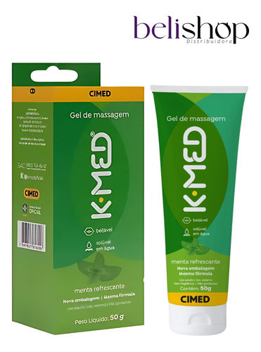 Gel Lubrificante K-med Beijável Menta 50g