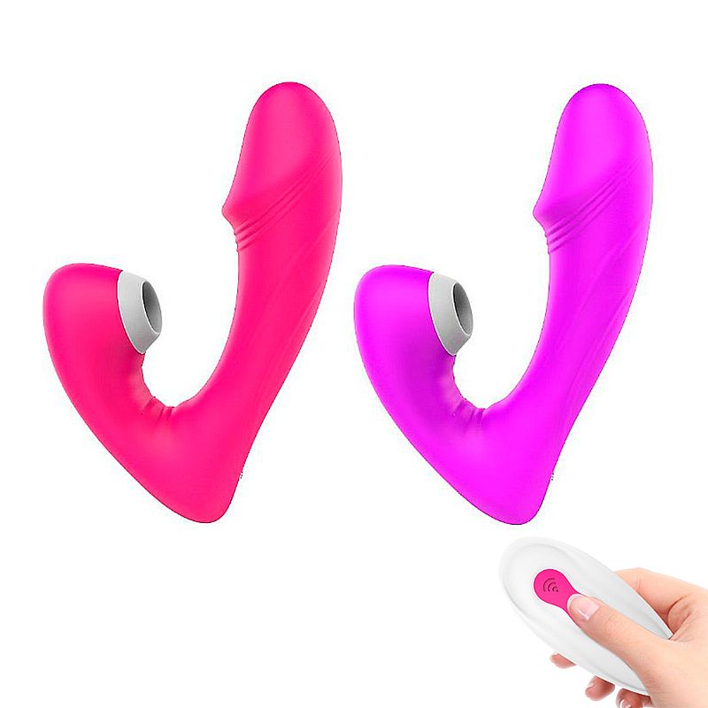 Vibrador com Sugador de Clítoris Roxo