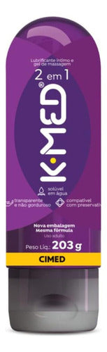 Gel Lubrificante Íntimo K-med 2 Em 1 Multiuso 203g