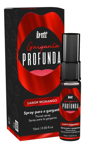 Spray Garganta Profunda Anestésico Morango 15ml