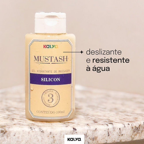 Gel Hidratante de Massagem Mustash Silicon 100ml