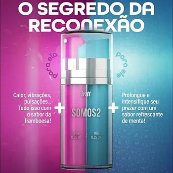 Gel Excitante Feminino E Gel Prolongador Masculino Somos 2