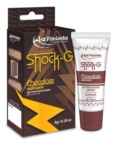 Gel para Massagem Comestível Shock G Chiclete 8g