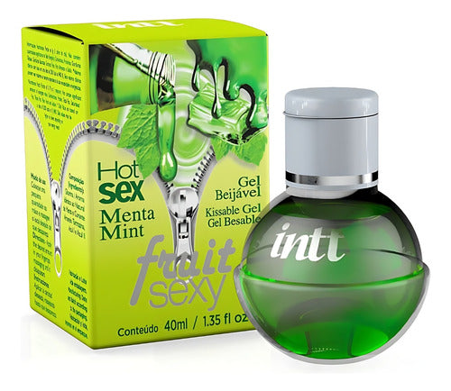 Gel Corporal Beijável E Comestível Fruit Sexy Menta Ice 40ml