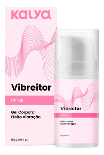 Gel Vibrador Corporal Vibreitor Efeito Vibração Menta 15g