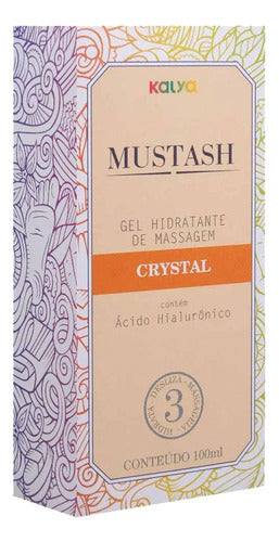 Gel Lubrificante a Base de Água Mustash Crystal 100ml