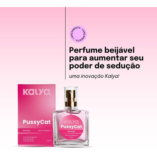 Perfume Intimo Feminino Beijável Vinho Uva Pussycat