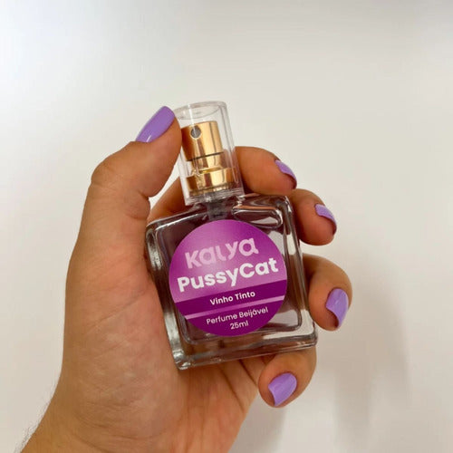 Perfume Intimo Feminino Beijável Vinho Uva Pussycat