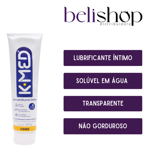 Gel Lubrificante Íntimo Kmed 100g