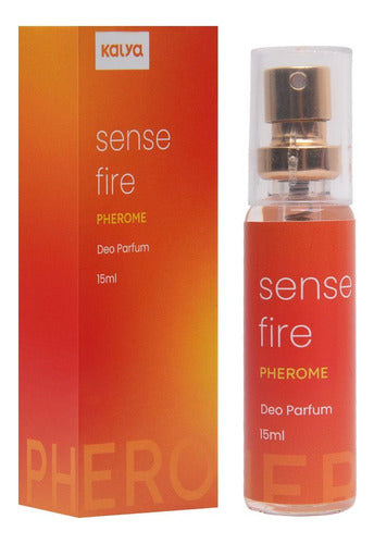 Perfume Feminino Com Ferômonio Sense Fire 15ml