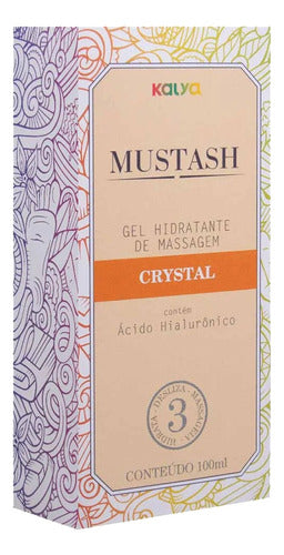 Gel Lubrificante a Base de Água Mustash Crystal 100ml