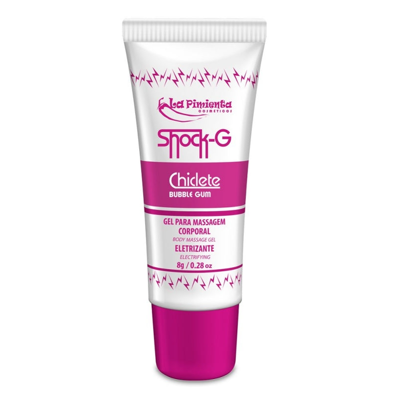 Gel para Massagem Comestível Shock G Chiclete 8g