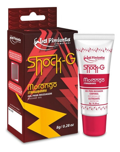 Gel para Massagem Comestível Shock G Chiclete 8g