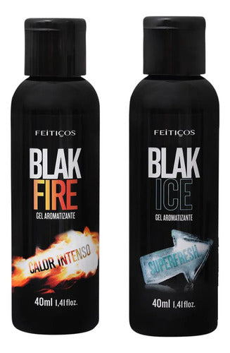 Gel Lubrificante Íntimo Comestível Blak Fire 40ml