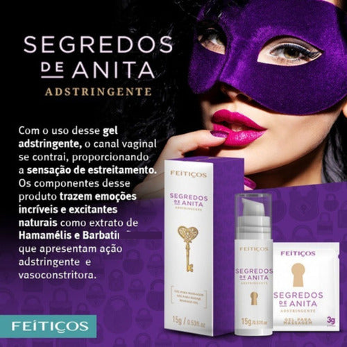 Gel Adstringente Apertadinha Segredos De Anita 15g