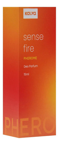 Perfume Feminino Com Ferômonio Sense Fire 15ml