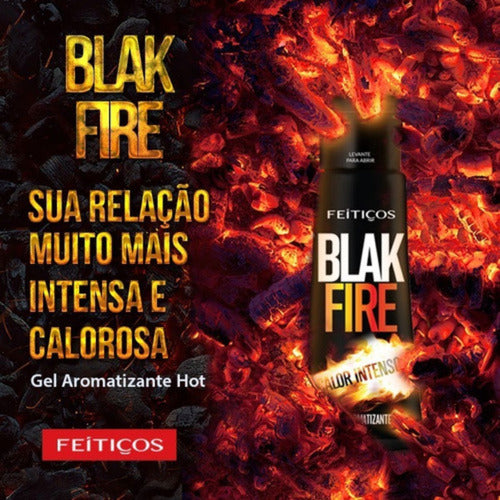 Gel Lubrificante Íntimo Comestível Blak Fire 40ml