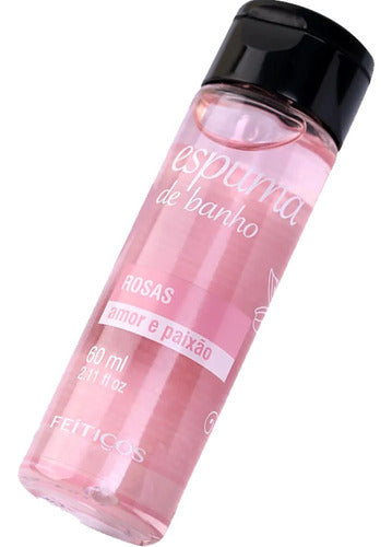 Espuma De Banho para Banheira Relaxante Rosas 60ml