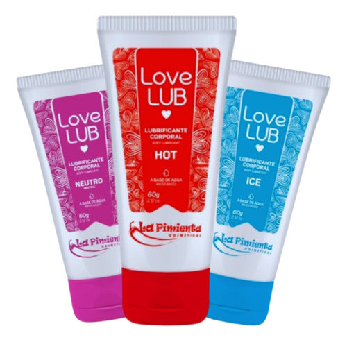 Gel Lubrificante Anal a Base de Água Love Lub Hot 60g