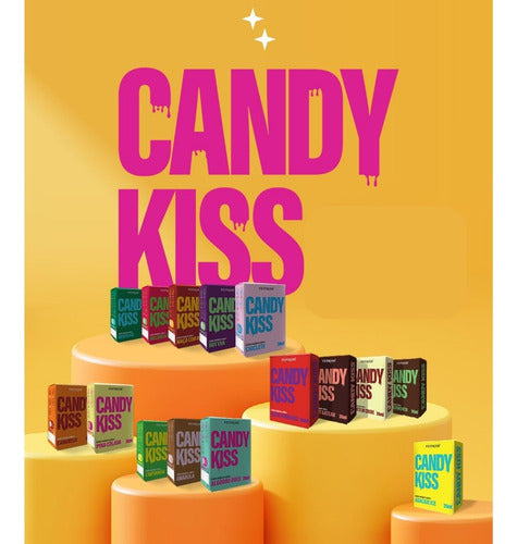 Gel Lubrificante Comestível Candy Kiss Chiclete 35ml