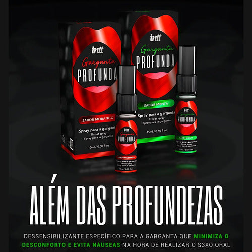 Spray Garganta Profunda Anestésico Morango 15ml