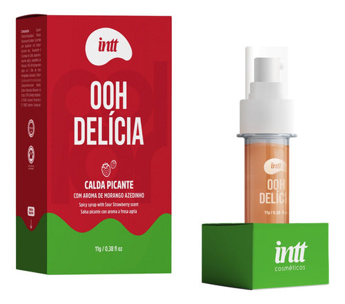 Gel Lubrificante Comestível Oh Delicia Calda Picante Pudim 11g