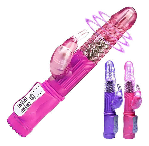 Vibrador Rotativo Jack Rabbit 36 Vibrações 23x15cm