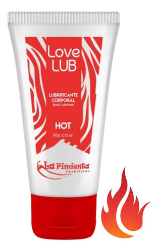 Gel Lubrificante Anal a Base de Água Love Lub Hot 60g