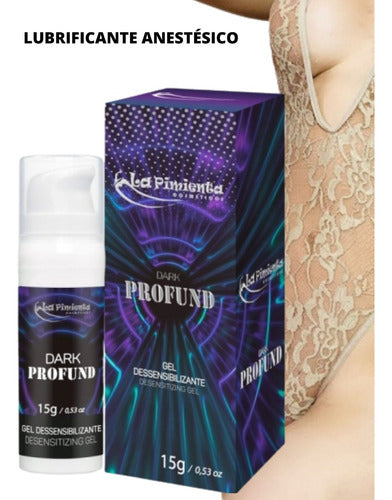 Lubrificante Anal Gel Dessensibilizante Dark Profund 15g