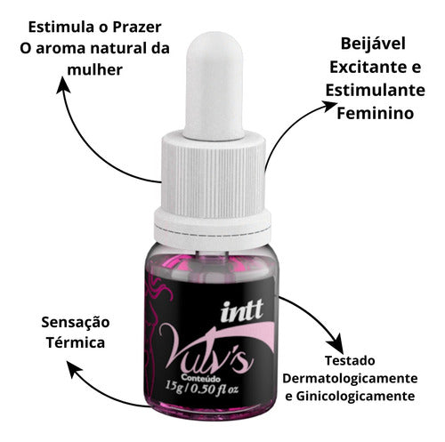 Gel Lubrificante Excitante Estimulante Vulv's Neutro 15g