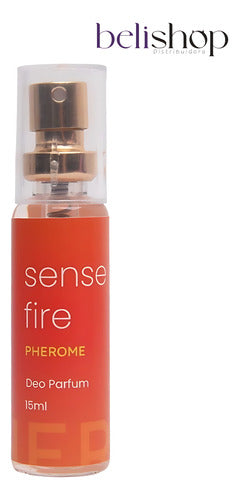 Kit Perfume Feminino Com Feromônio Power Girl E Sense Fire