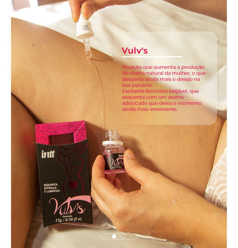 Gel Lubrificante Excitante Estimulante Vulv's Neutro 15g