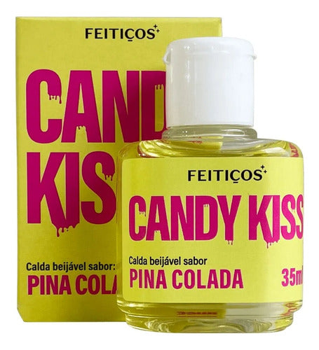 Gel Lubrificante Comestível Candy Kiss Pina Colada 35ml