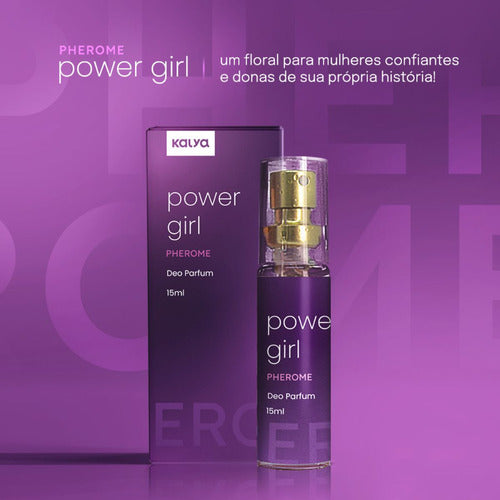 Perfume Feminino Com Feromônio Power Girl 15ml