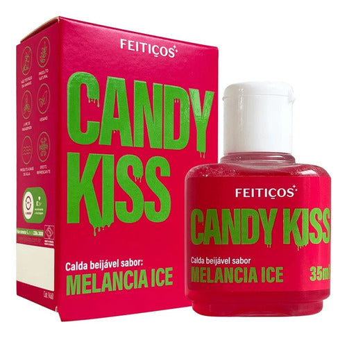 Gel Lubrificante Comestível Candy Kiss Caipirinha 35ml