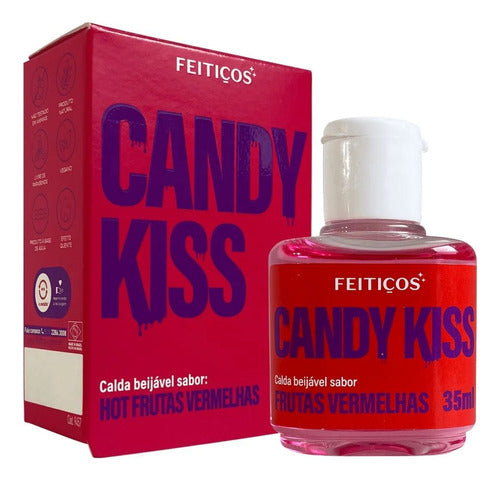 Gel Lubrificante Comestível Candy Kiss Caipirinha 35ml